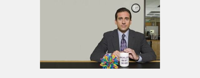 Michael Scott, played by Steve Carell in The Office